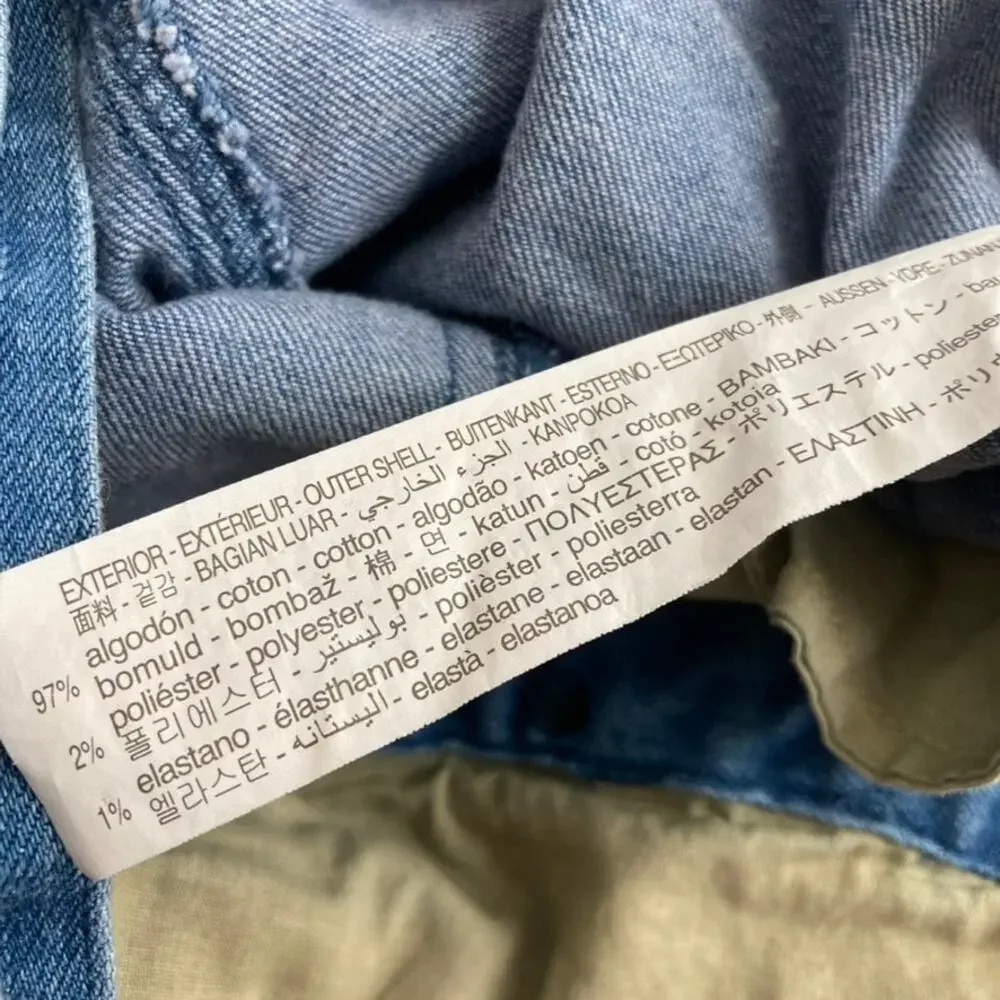 Zara Polka Dot Denim Overalls - 4-5